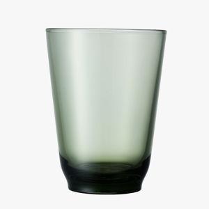Kinto Hibi Glass Tumblers - Set of 4 (12oz), Green color