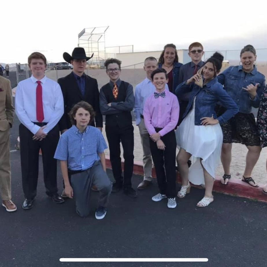 8th grade promotion 2019 (jon has gotten taller than all of us)