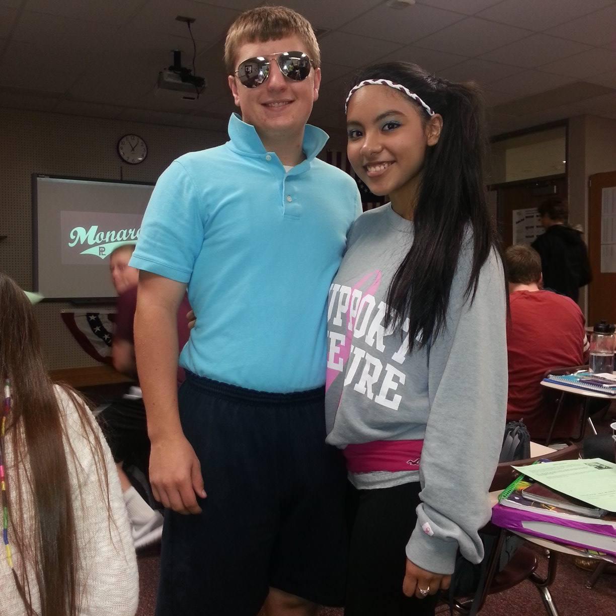 80's day for spirit week!