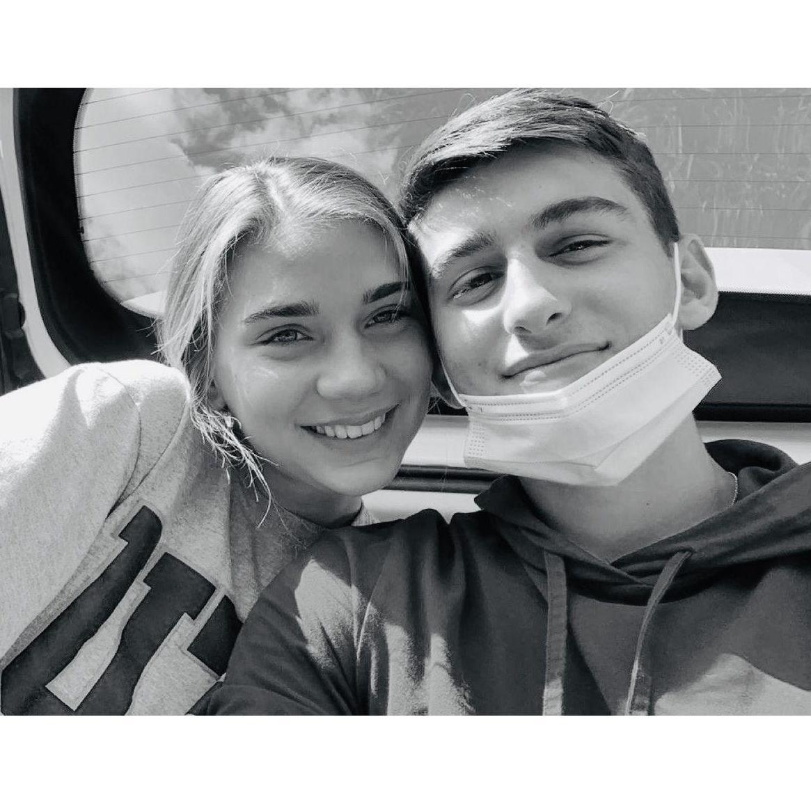 First picture of us dating in September, 2020