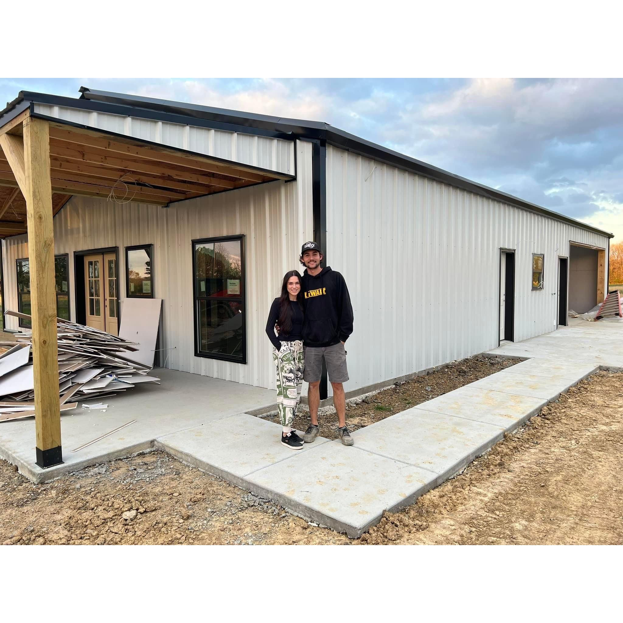 Building our first home together