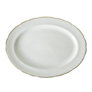 Royal Crown Derby Darley Abbey Pure Gold Oval Platter Large