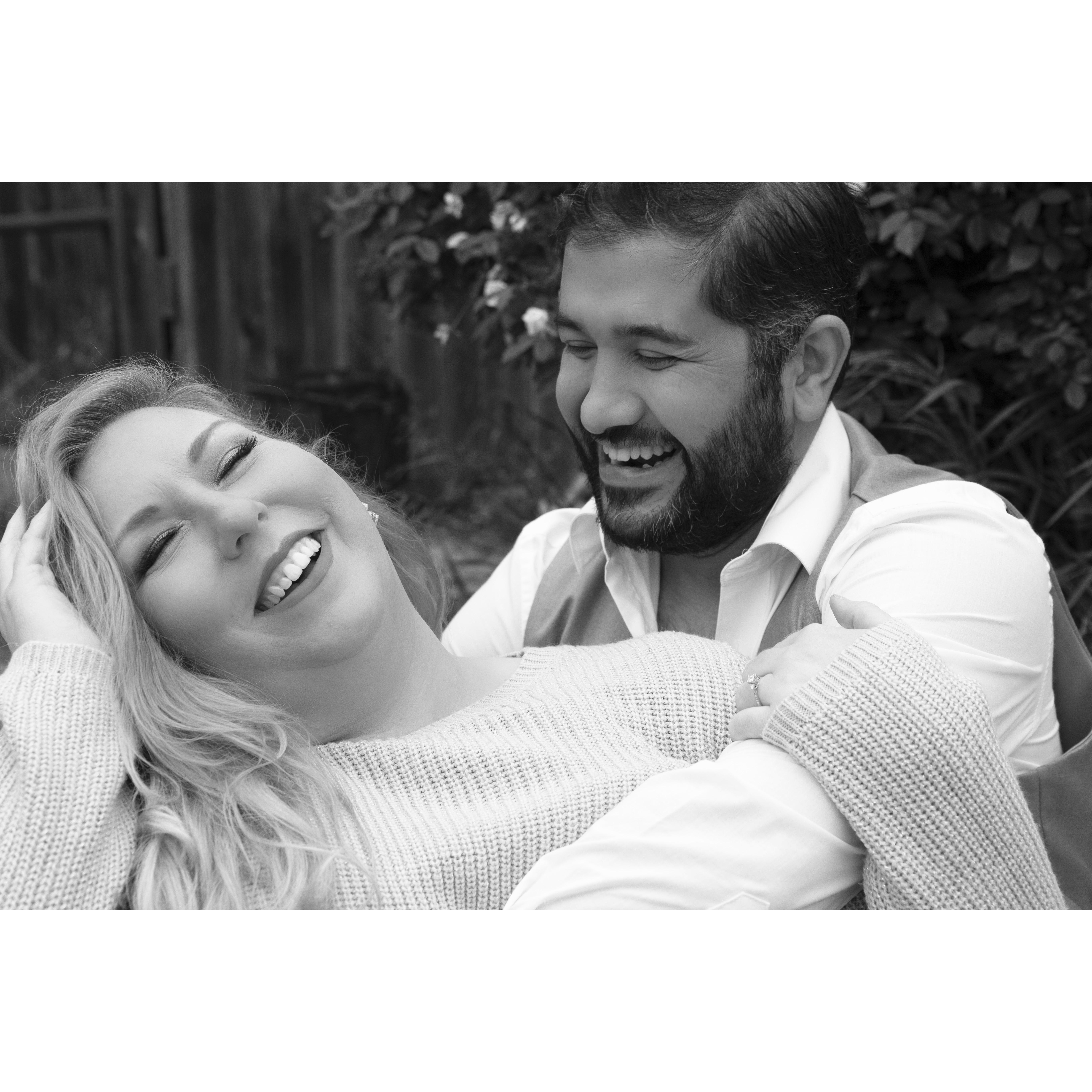 Some photos from our engagement shoot.