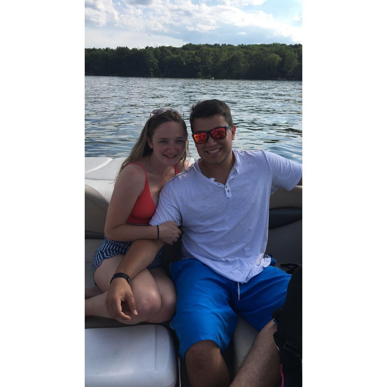 Our first 4th and Ray's first time on the boat