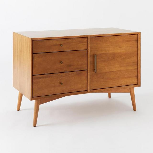 Mid-Century Buffet/Media Console, Small (Acorn)