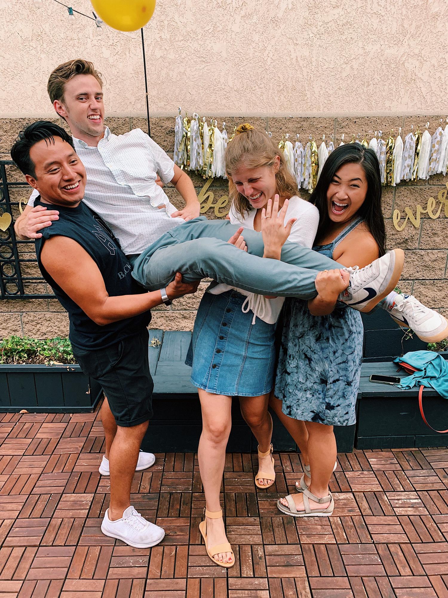 September 2019  - Our great friends Caleb and Megan got engaged!