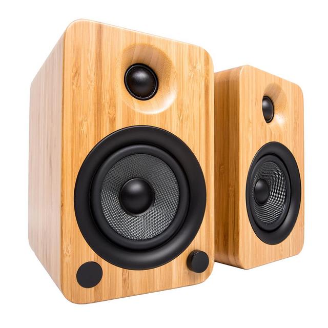 YU6 Powered Bookshelf Speakers - Bamboo (YU6BAMBOO) - (Open Box Special)
