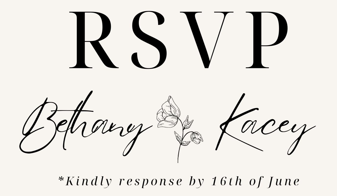 The Wedding Website of Bethany Norris and Kacey Barnes