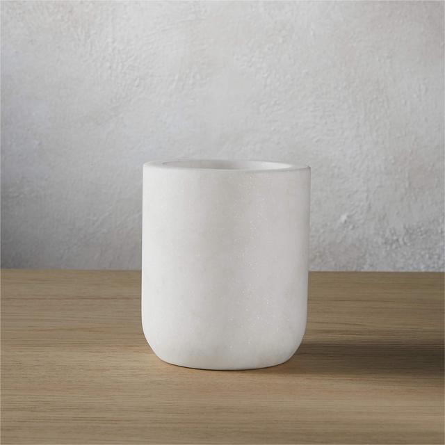 Marble Toothbrush-Razor Cup