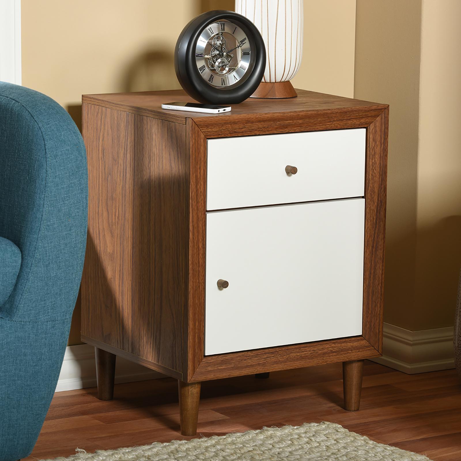 Baxton Studio Harlow Nightstand Zola