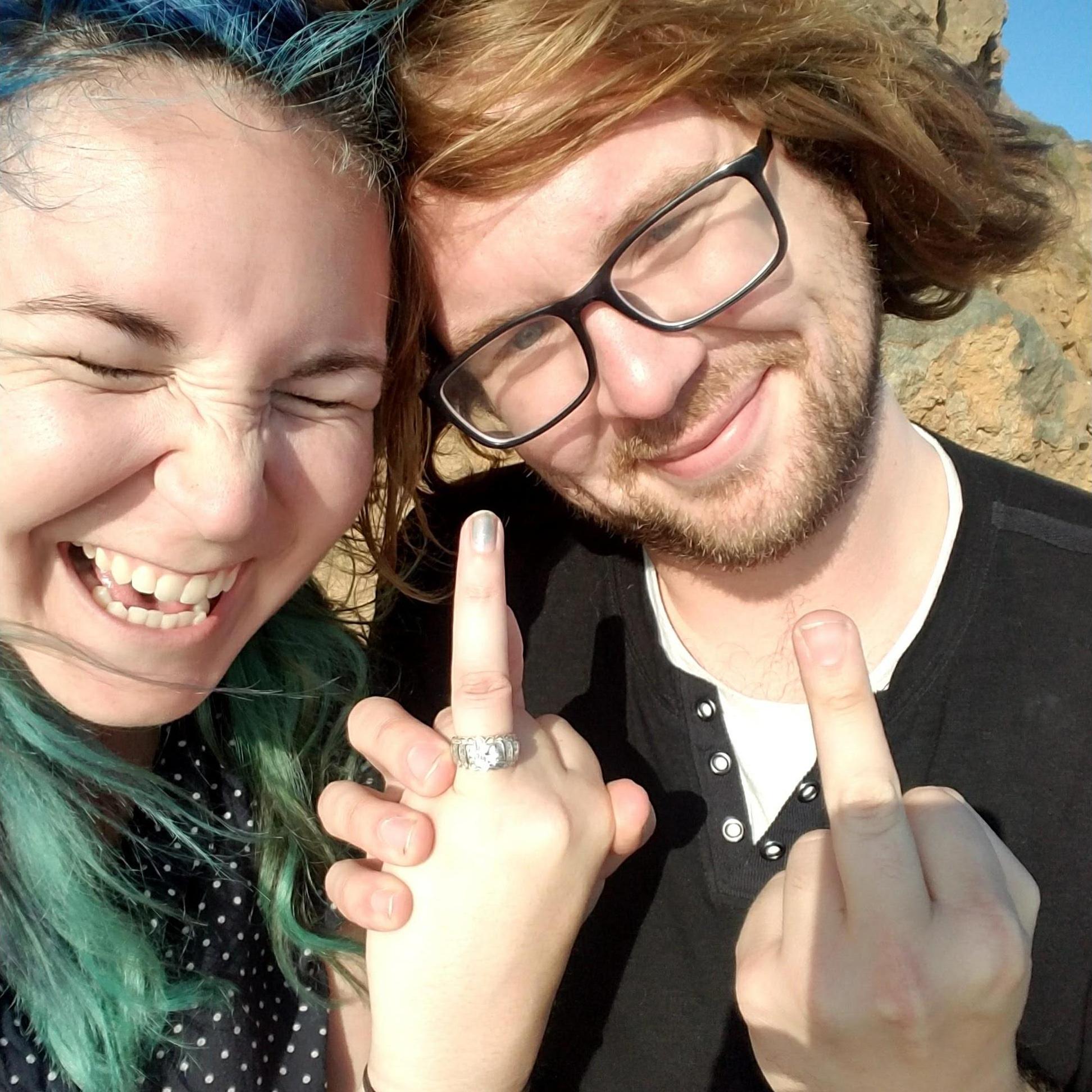 Getting engaged where we had our first real date