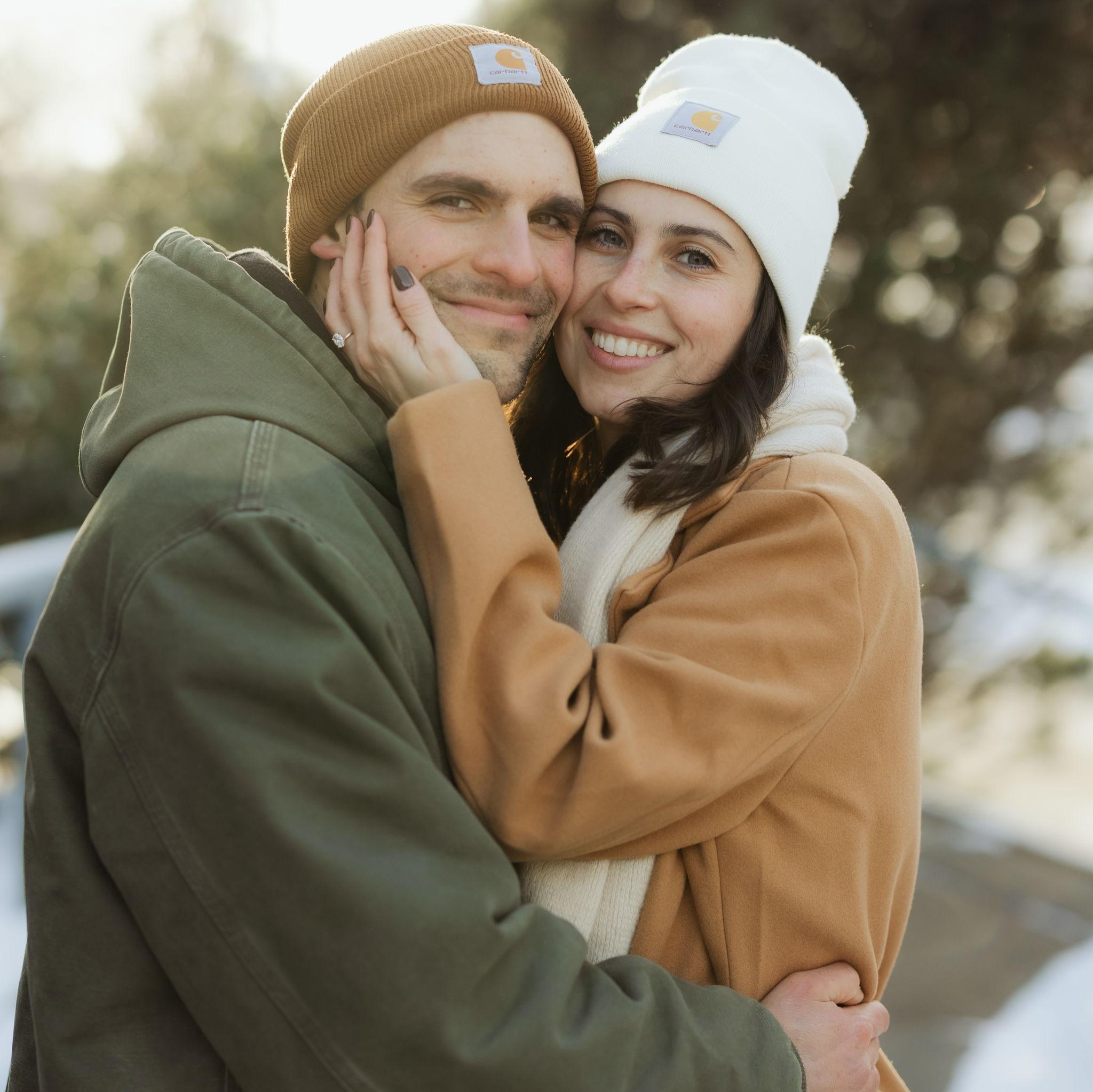 Engagement photos in Northfield, MN.