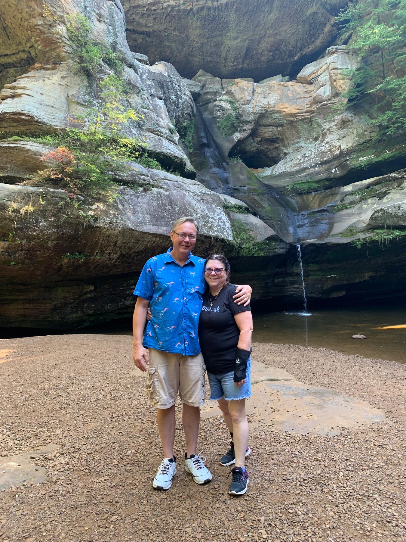 Beautiful view in hocking hills