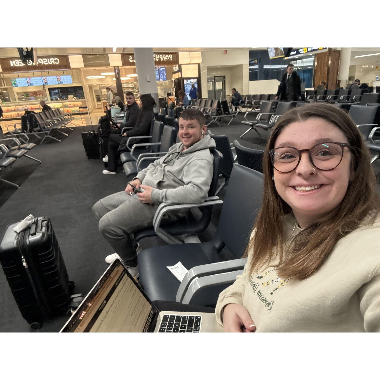 Marin and Jake went to Miami, FL, on their first vacation as a couple. The best 10 days  spent enjoying and relaxing with each other. Must have gone well because.....