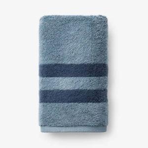 Mirage Aegean Cotton Hand Towel | Smoky Blue