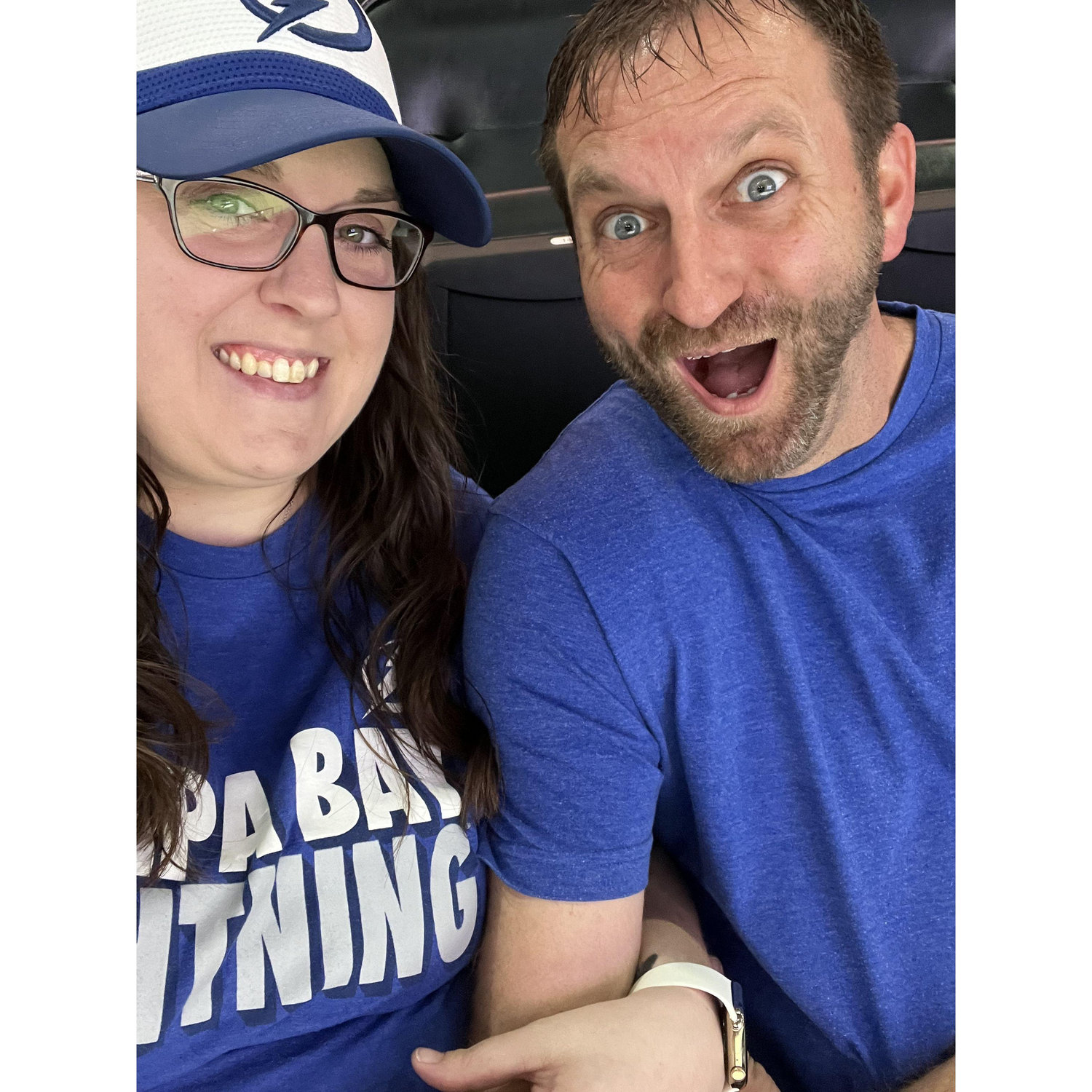 Kerri won a raffle at work and got free Tampa Bay Lightning Hockey Tickets September 2023