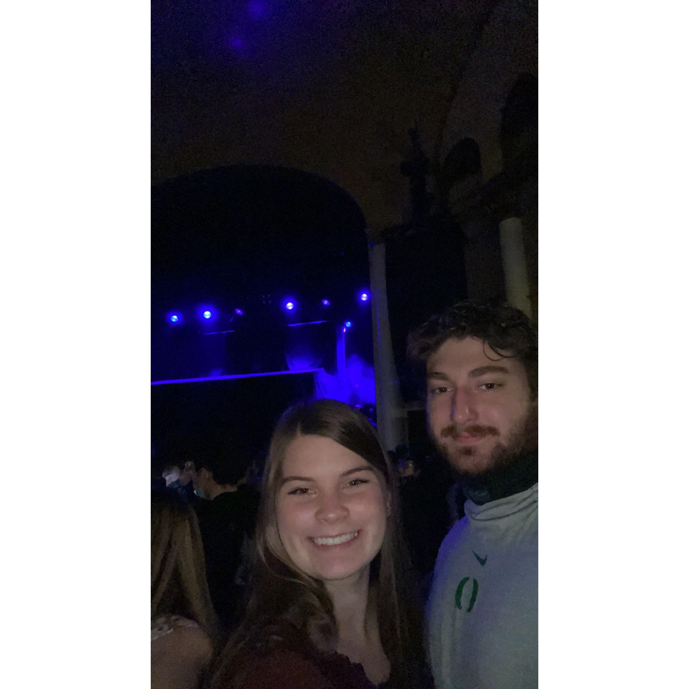 Spent our 1.5 year anniversary at our first concert together!
11/7/2021