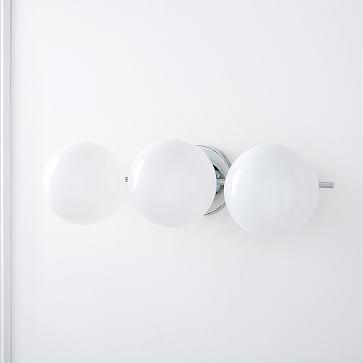 Sphere + Stem 3-Light Sconce