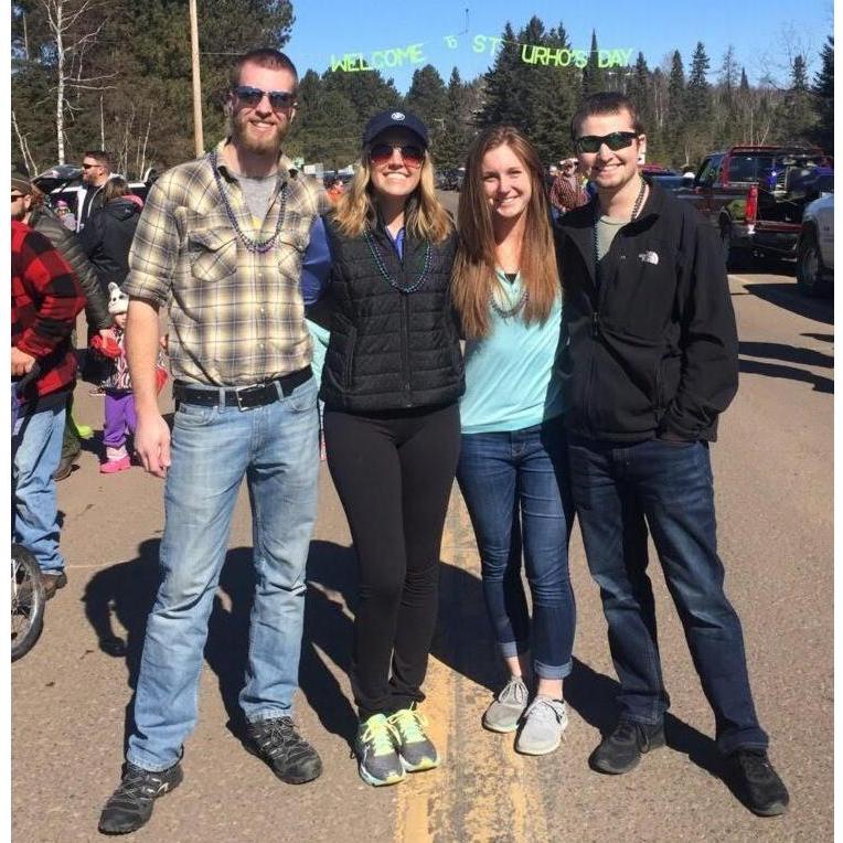 St. Urho's Day Parade in Finland, MN with Baihly and Andy, March 2018