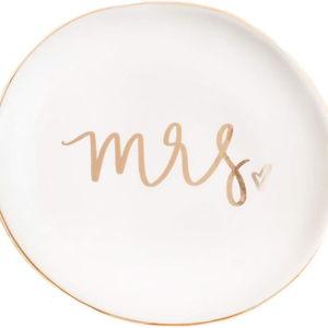 Mrs. Engagement Ring Dish