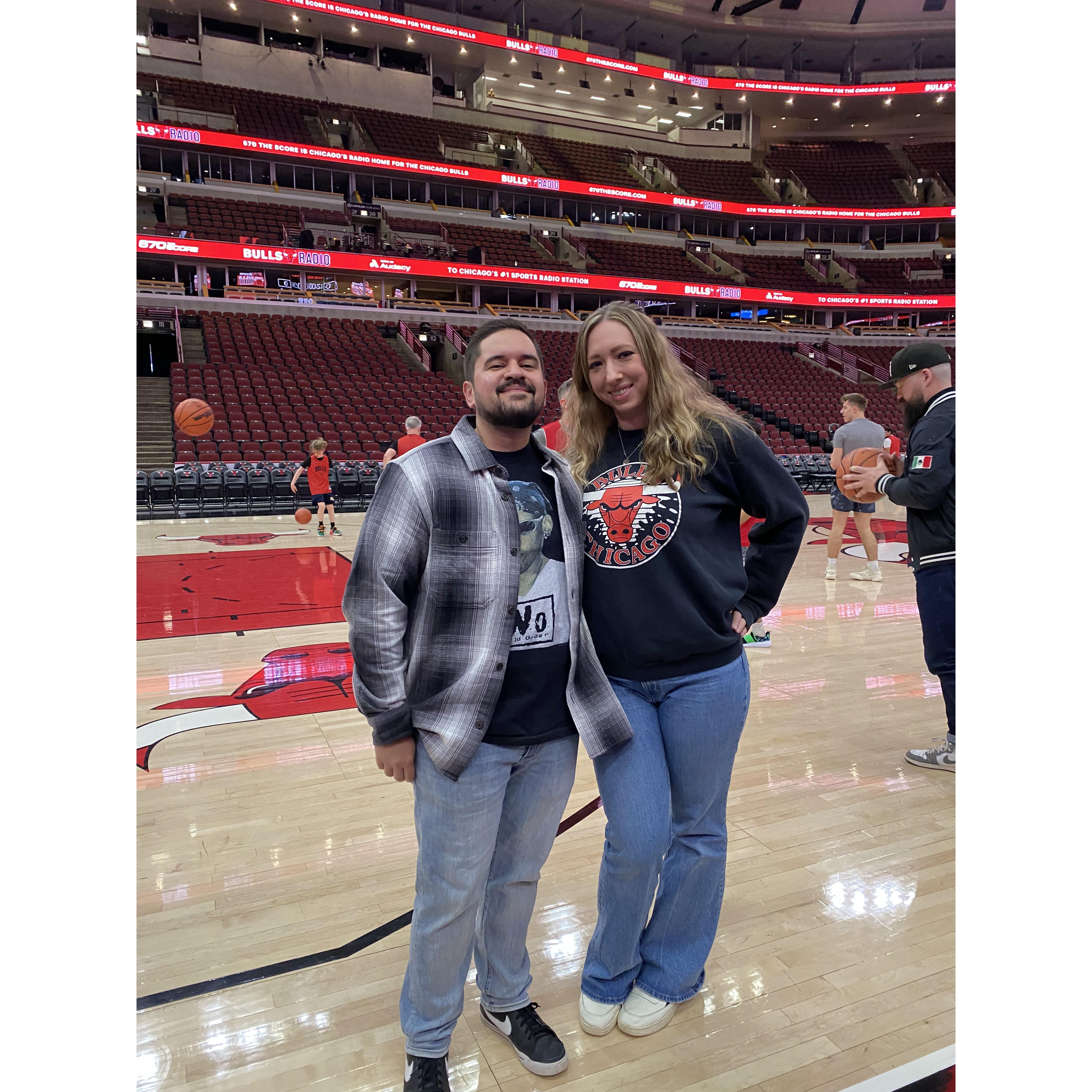 On the Court of Dreams at the United Center 2024