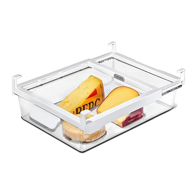OXO Good Grips Refrigerator Undershelf Drawer 14 in - for Deli Meat, Cheese, Produce and More