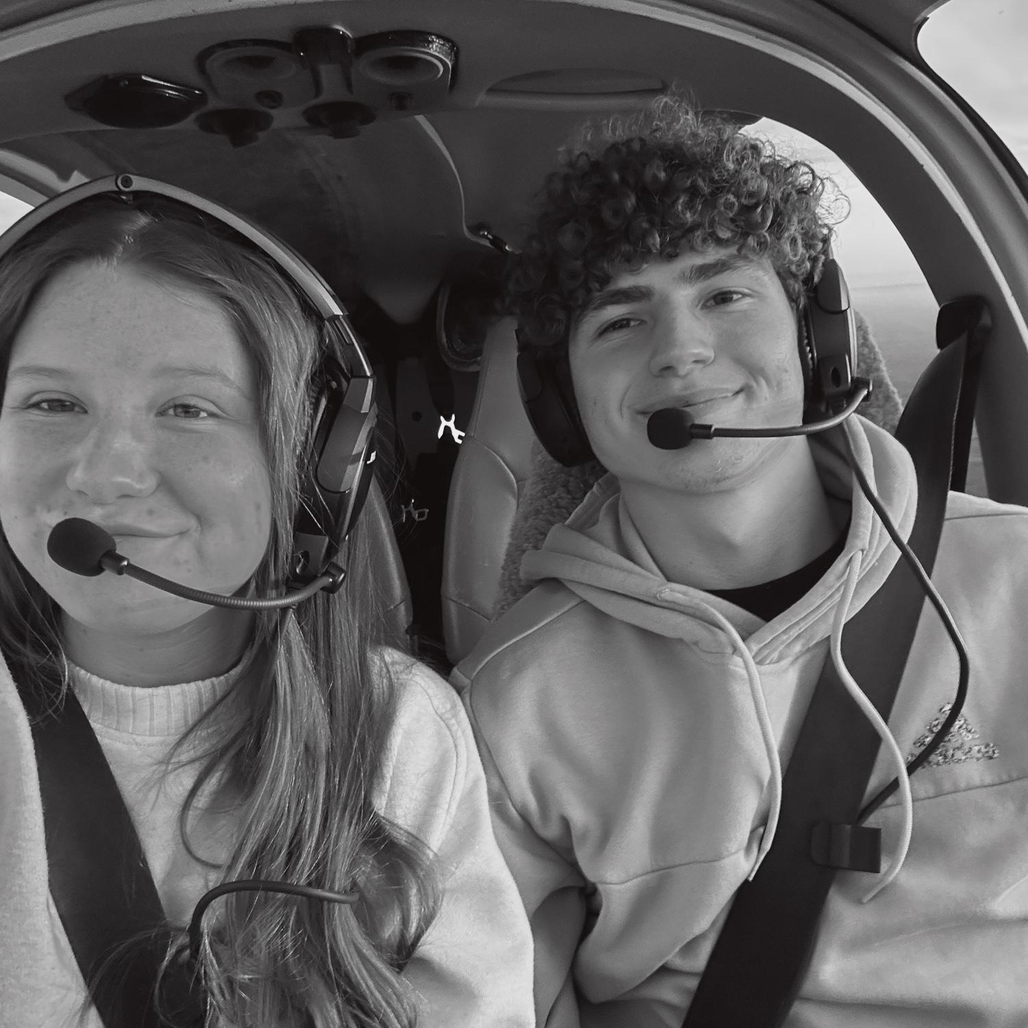 The beginning of many flights together.