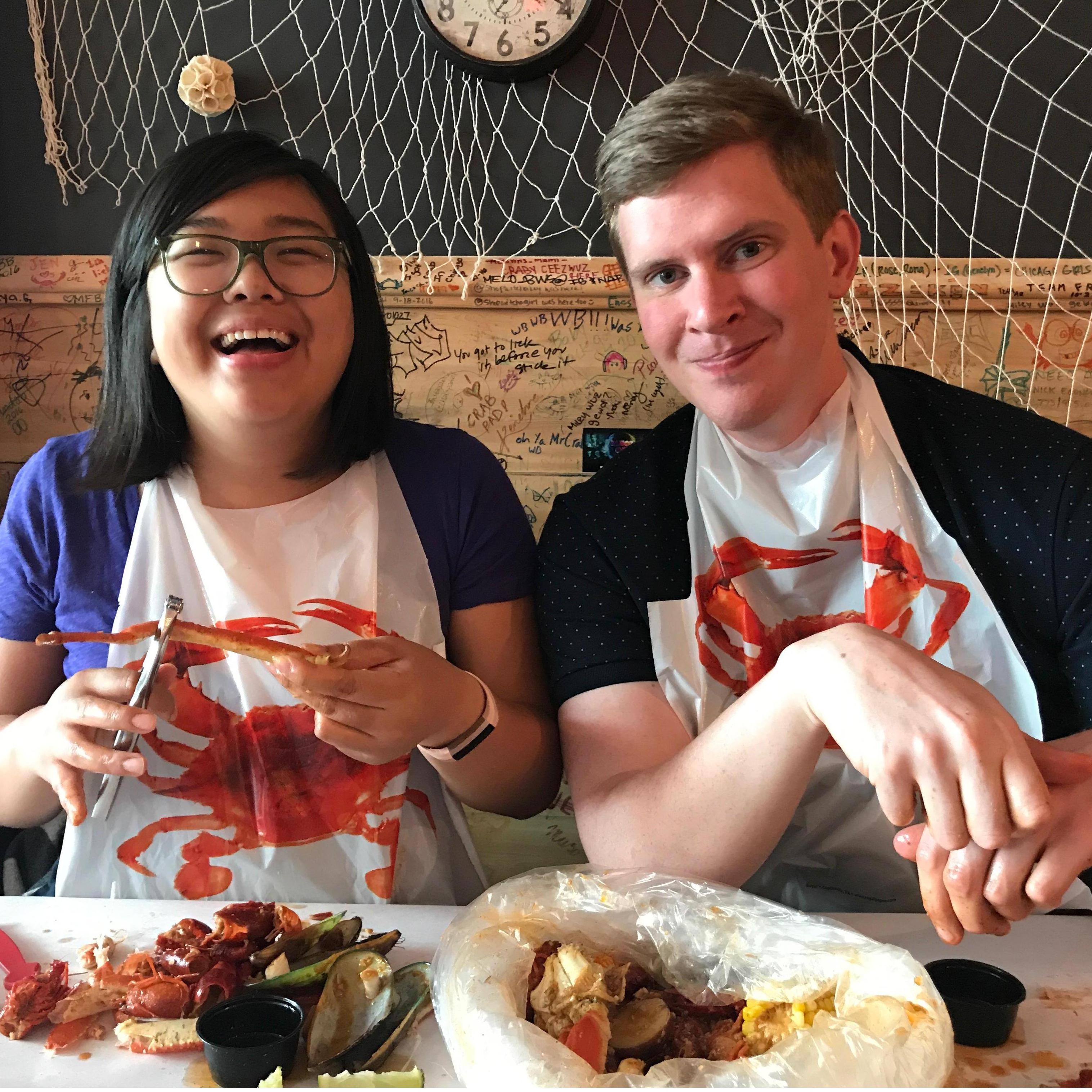 Anne and Matt got crabs!
