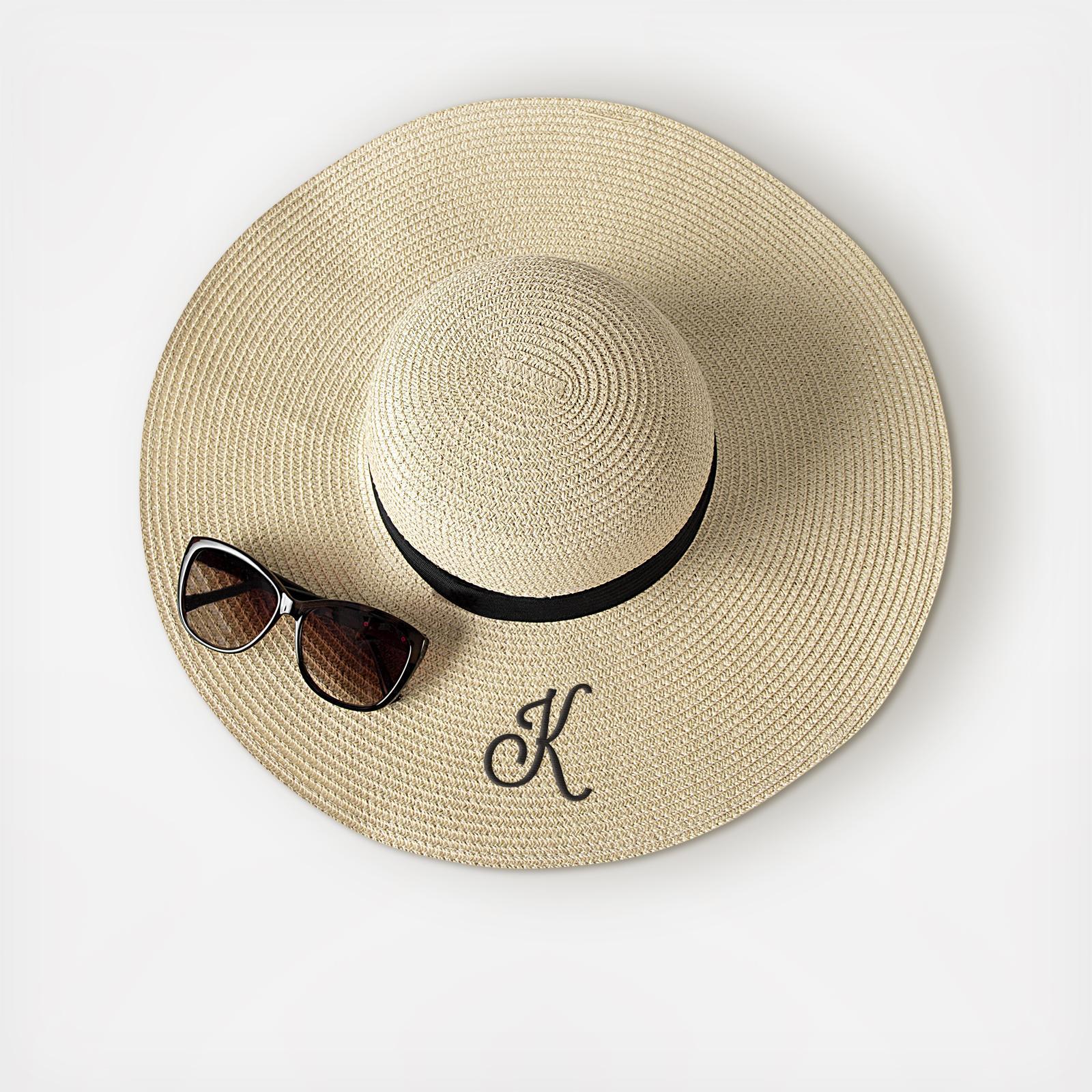 personalized straw hats