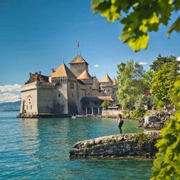 Daytrip to Lake Geneva, Switzerland Honeymoon