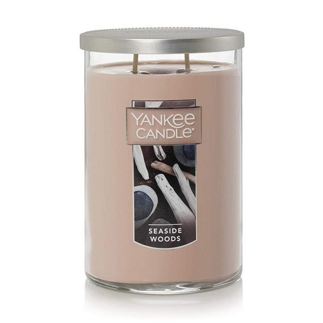 Yankee Candle Large 2-Wick Tumbler Scented Candle, Seaside Woods