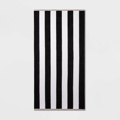 Reversible Cabana Striped Beach Towel - Sun Squad™
