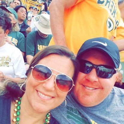 Our first Packer game together!