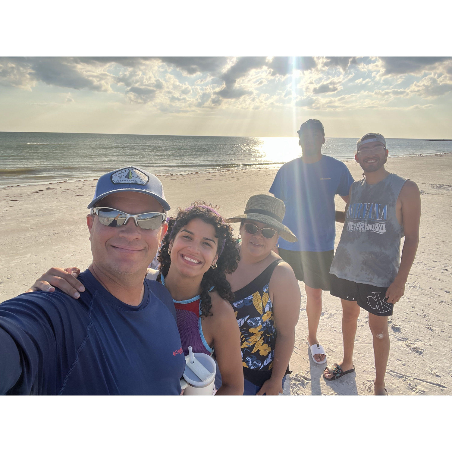 Dia de Playa con la famila Bauza y mejor amigo Dani de Leo que nos vino a visitar