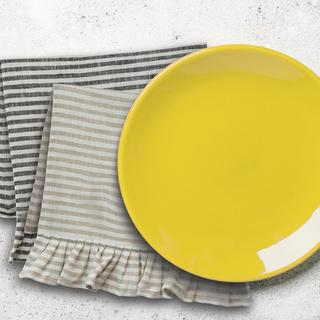 Ruffled Tea Towels, Set of 2