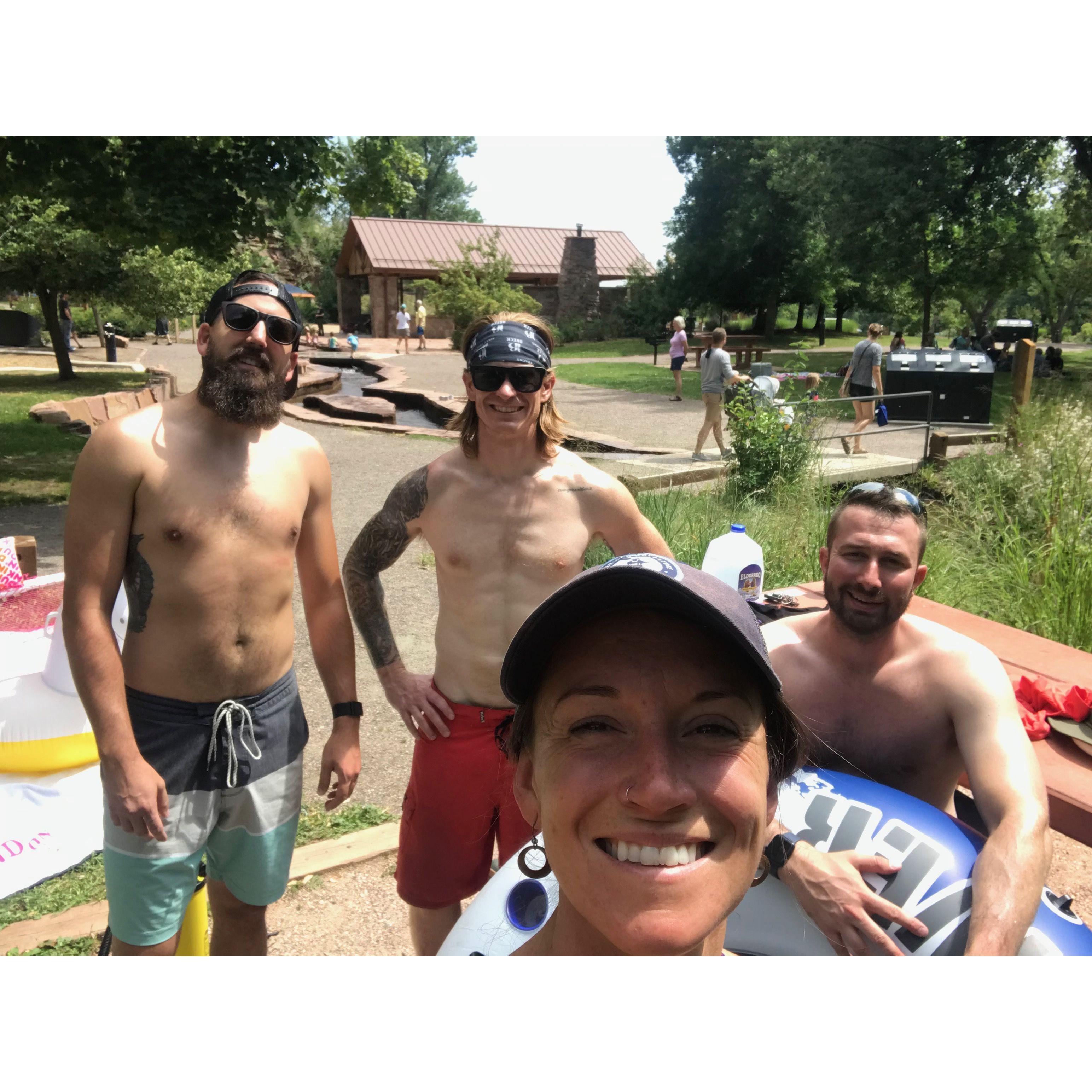 Tubing at the Lavern M. Johnson Park in Lyons!