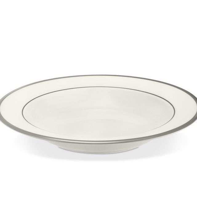 Pickard Signature Soup Plate, Platinum