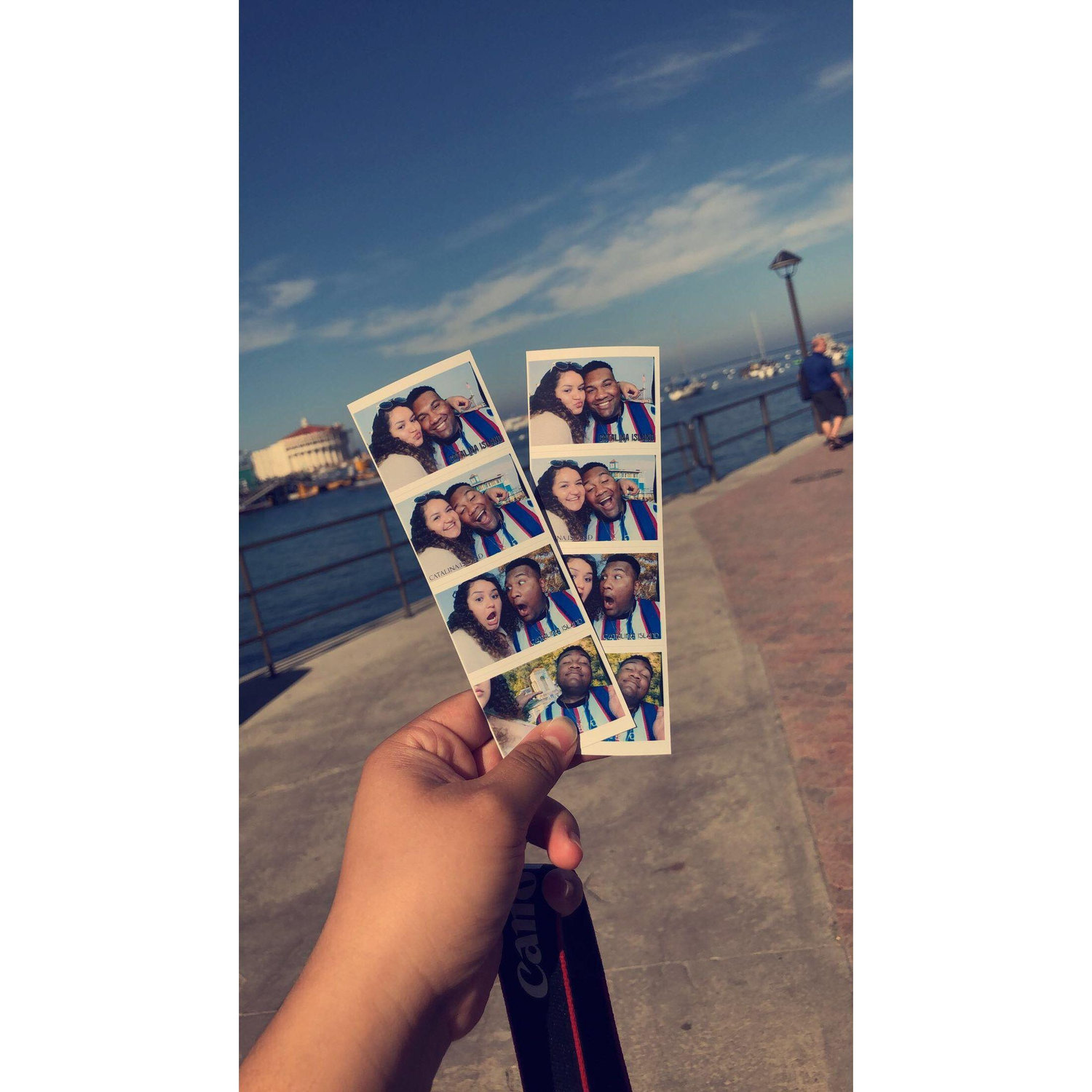 Photo booth fun on Catalina Island!