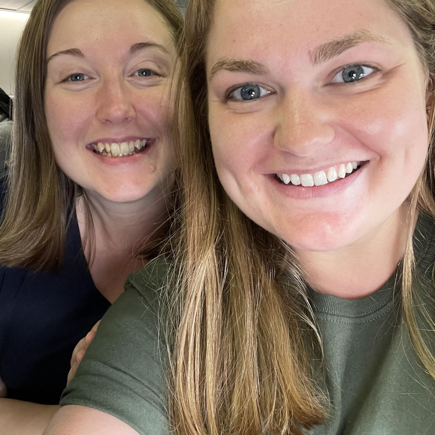 On our way to meet our nephew, Max, for the first time!