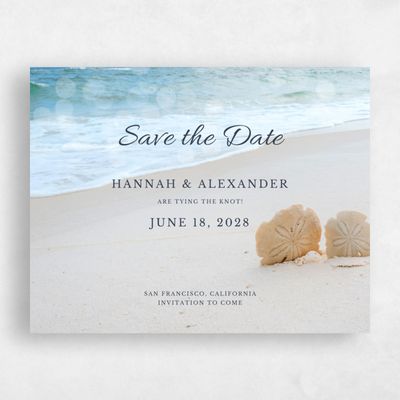 Grayed Navy, Grey Wedding Save the Date - Havasu Classic