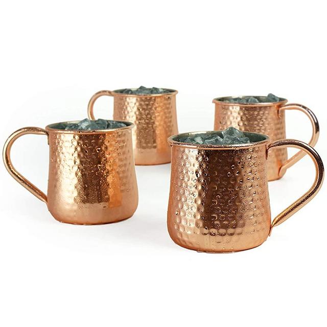 Shaker Hammered: 22oz Solid Copper Moscow Mule Shaker by Copper Mug Co.