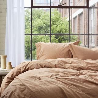 Organic Crinkled Percale 2-Piece Pillowcase Set