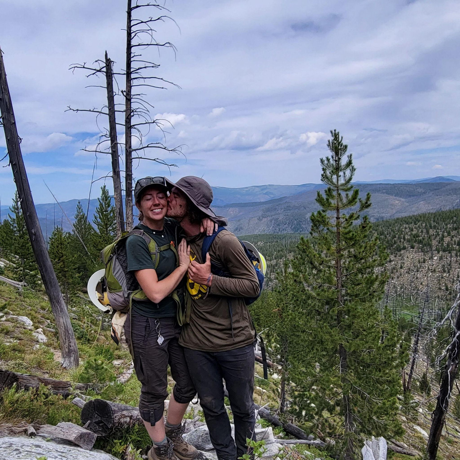 Collin joined Emily at her job in 2022 and helped with some trail clearing.