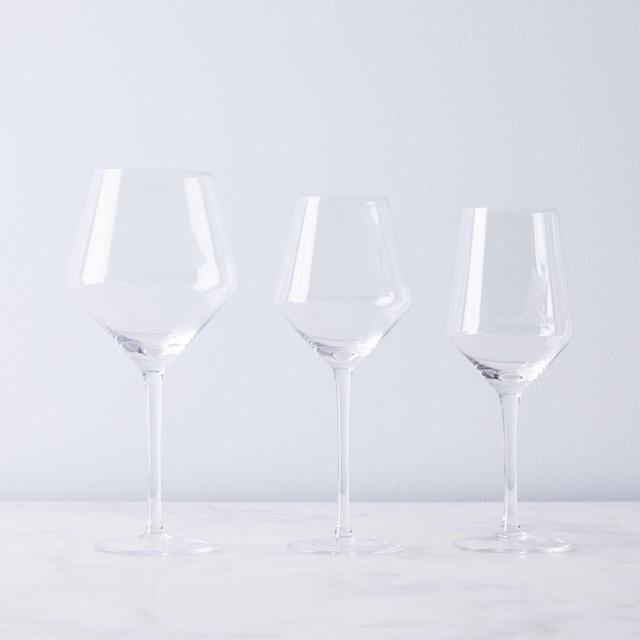 Handblown Stemmed Wine Glasses (Set of 4)
