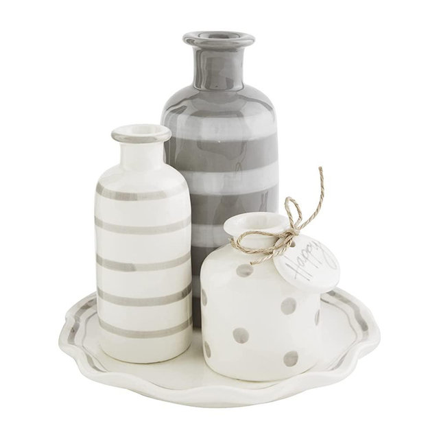 Mud Pie Happy Multi Bud Vase, Multi