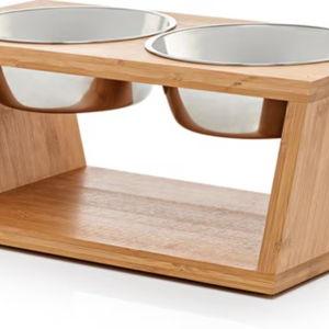 PAWFECT PETS Premium Non-Skid Elevated Dog & Cat Bowl, 6-cup - Chewy.com