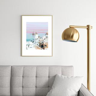 Scenic Greece Framed Art Print