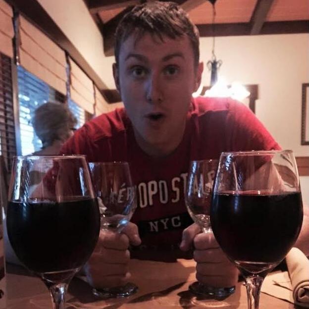 He likes his wine.