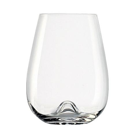Anchor Hocking© Stolzle 2-Piece 16 oz. Vulcano Stemless Wine Glasses