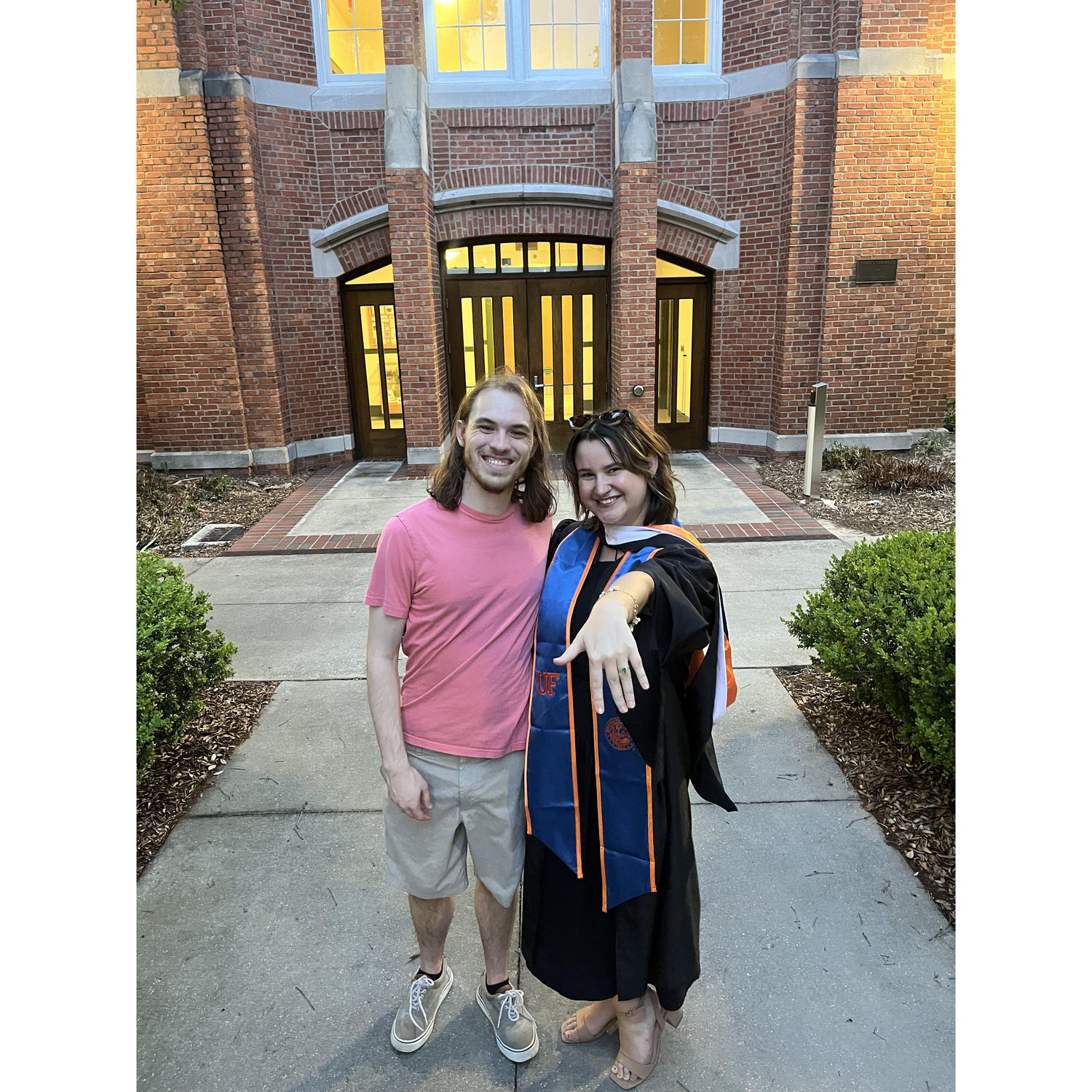 MK's master's graduation